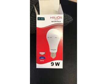 Світлодіодна перезарядна аварійна лампа HELIOS LED 9W-2
