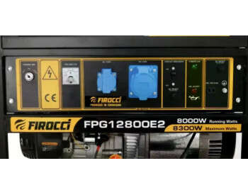 Генератор бензиновий Firocci FPG12800E2 8.3 кВт 1-фазний + AVR + Електростартер-2
