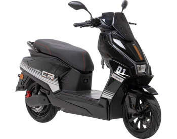 Електроскутер Двомісний Crosser CR22 (2500W, 72V/35Ah) Чорний-0