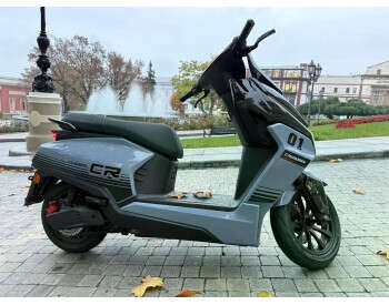 Електроскутер Двомісний Crosser CR22 (2500W, 72V/35Ah) Голубий-5