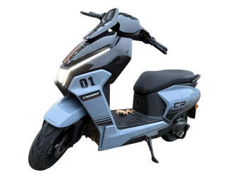 Електроскутер Двомісний Crosser CR22 (2500W, 72V/35Ah) Голубий-0