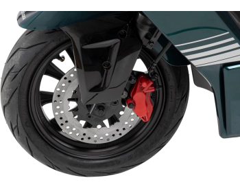 Электроскутер Двухместный Crosser CR22 (2500W, 72V/35Ah) Зеленый-9