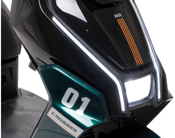 Электроскутер Двухместный Crosser CR22 (2500W, 72V/35Ah) Зеленый-2