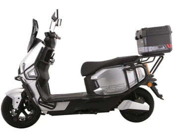 Электроскутер Двухместный Crosser V1 (2000W, 72V/23Ah) +Кофр-багажник Белый -1