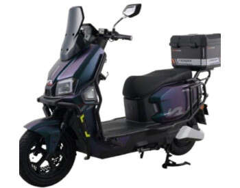 Электроскутер Двухместный Crosser V1 (2000W, 72V/23Ah) +Кофр-багажник Хамелеон-2
