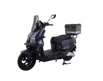 Электроскутер Двухместный Crosser V1 (2000W, 72V/23Ah) +Кофр-багажник Хамелеон-0