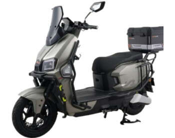 Электроскутер Двухместный Crosser V1 (2000W, 72V/23Ah) +Кофр-багажник Зеленый-3