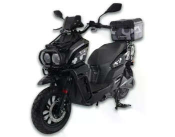 Електроскутер Двомісний Crosser CR-21 (2500W 76.8V/40Ah) Чорний-1