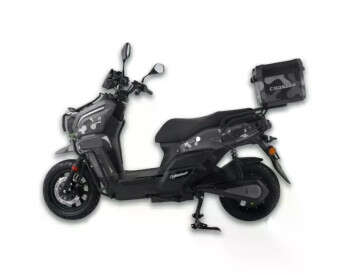 Електроскутер Двомісний Crosser CR-21 (2500W 76.8V/40Ah) Чорний-2