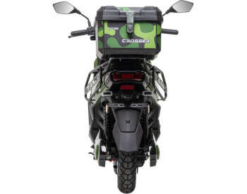 Электроскутер Двухместный Crosser CR-21 (2500W 76.8V/40Ah)  Зеленый -11
