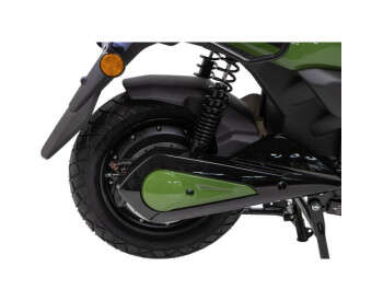 Электроскутер Двухместный Crosser CR-21 (2500W 76.8V/40Ah)  Зеленый -4