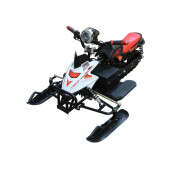 Електроснігохід Crosser S-1 (800W, 48V, 20Ah) на амортизаторах Червоний