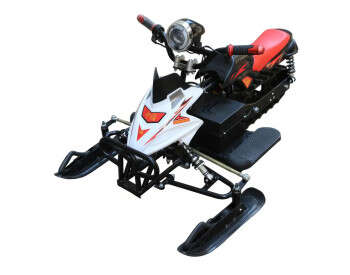 Электроснегоход Crosser S-1 (800W, 48V, 20Ah) на амортизаторах Красный-0