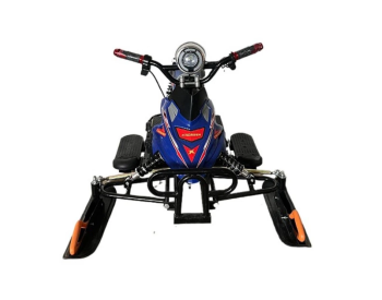 Электроснегоход Crosser S-1 (800W, 48V, 20Ah) на амортизаторах Синий-2