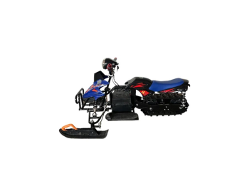 Электроснегоход Crosser S-1 (800W, 48V, 20Ah) на амортизаторах Синий-1
