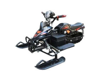 Електроснігохід Crosser S-1 (800W, 48V, 20Ah) на амортизаторах Чорний-0