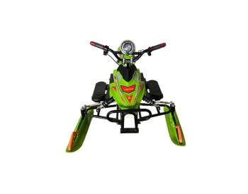 Электроснегоход Crosser S-1 (800W, 48V, 20Ah) на амортизаторах Зеленый-1