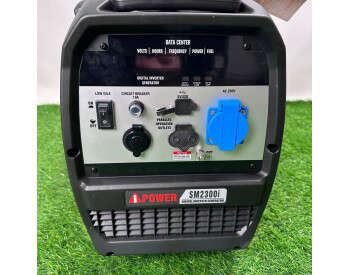Інверторний бензиновий генератор iPower SM2300I (1.8/2.3 кВт) з дисплеєм, колесами та ручкою-4