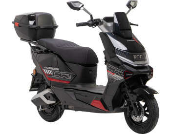 Электроскутер Двухместный Crosser CR20 (2500W, 72V/30Ah) Черный-0
