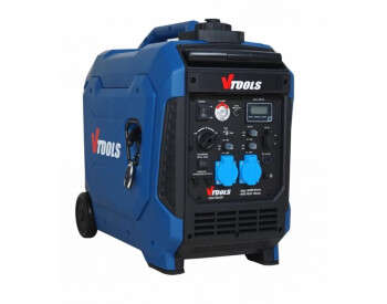 Инверторный Генератор Чемодан VTOOLS VG4750iSR (3,8 - 4,0 кВт) с дисплеем, электростартером, пультом ДУ -3