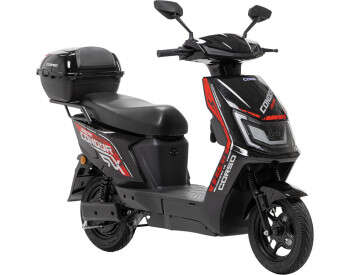 Електроскутер Двомісний Corso CONDOR (1500W 72V/30Ah LiFePO₄) Чорний-1
