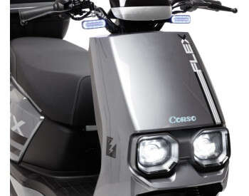 Електроскутер Двомісний Corso FLEX (1800W 72V/35Ah LiFePO₄) Сірий-5