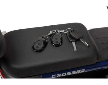 Электроскутер Двухместный Crosser CR2 (800W, 60V, 24ah) Красный-4