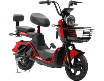 Электроскутер Двухместный Crosser CR2 (800W, 60V, 24ah) Красный-0