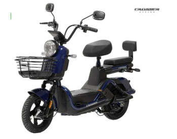 Электроскутер Двухместный Crosser CR2 (800W, 60V, 24ah) Синий-5