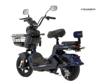 Электроскутер Двухместный Crosser CR2 (800W, 60V, 24ah) Синий-6