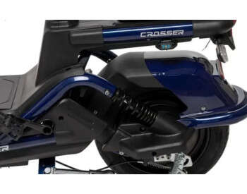 Электроскутер Двухместный Crosser CR2 (800W, 60V, 24ah) Синий-1