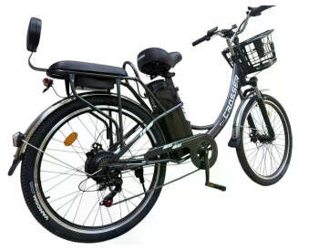 Электровелосипед Crosser E-LIT 26 дюймов (500W/48V/20Ah) с корзиной Черный -2