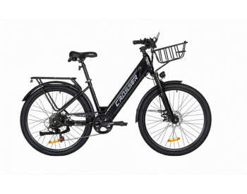 Електровелосипед Crosser E-City PRO 26 (500W/ 48V/ 10.4Ah) Черный -0