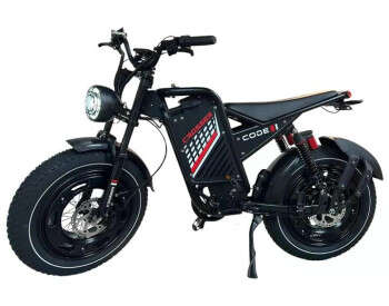 Електровелосипед Crosser E-CODE 20 дюймов (1000W/ 48V/ 20Ah) Черный -0