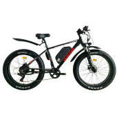 Электровелосипед  Corso HUNTER 26 дюймов (500W, 48V, 15Ah) Черно-Красный