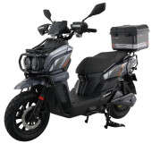 Электроскутер Двухместный Crosser CR-21 (2500W 76.8V/40Ah)  Серый