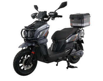 Електроскутер Двомісний Crosser CR-21 (2500W 76.8V/40Ah) Сірий-0
