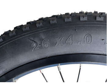 Электровелосипед Hammer Fatbike 26" (1000W 48V 21Ah) Черно- красный-6