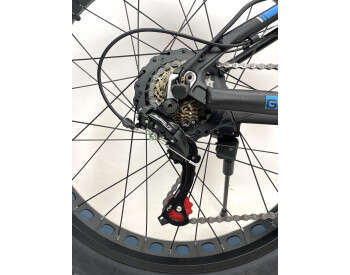 Електровелосипед Hammer Fatbike 26" (1000W 48V 21Ah) Чорно-синій-9