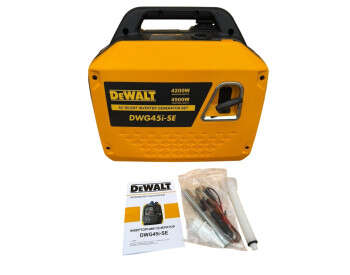 Інверторний Генератор бензиновий DeWalt DWG45i-SE (4.2 -4.5 кВт) + електростартер-0