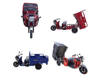 Вантажний триколісний електроскутер-самоскид CROSSER Cargo 13" (1500W 60V, 45Ah) Сірий-5