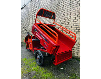 Грузовой трёхколёсный электроскутер-самосвал CROSSER Cargo 12" (1500W 60V, 32Ah) Красный-6