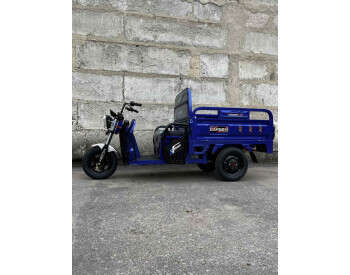 Вантажний триколісний електроскутер-самоскид CROSSER Cargo 13" (1500W 60V, 45Ah) Синій-10