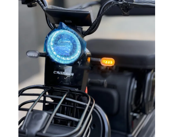 Електроскутер Триколісний Crosser TR1 (600W, 72V, 20Ah) Чорний-3