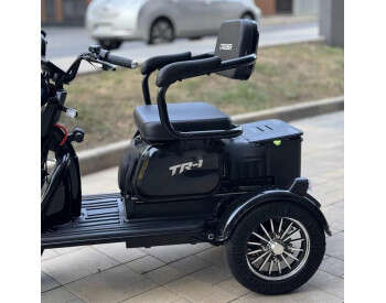 Електроскутер Триколісний Crosser TR1 (600W, 72V, 20Ah) Чорний-6