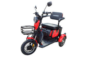 Електроскутер Триколісний Crosser TR1 Pro (1200W, 72V, 24Ah) Червоний-0