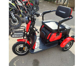 Електроскутер Триколісний Crosser TR1 Pro (1200W, 72V, 24Ah) Червоний-2
