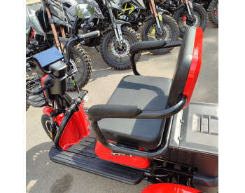 Електроскутер Триколісний Crosser TR1 Pro (1200W, 72V, 24Ah) Червоний-9
