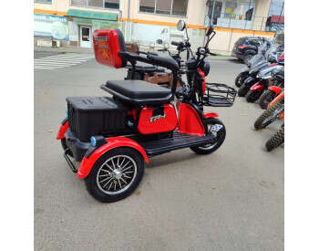 Електроскутер Триколісний Crosser TR1 Pro (1200W, 72V, 24Ah) Червоний-7