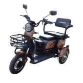 Электроскутер Трехколесный Crosser TR1 Pro (1200W, 72V, 24Ah) Коричневый 